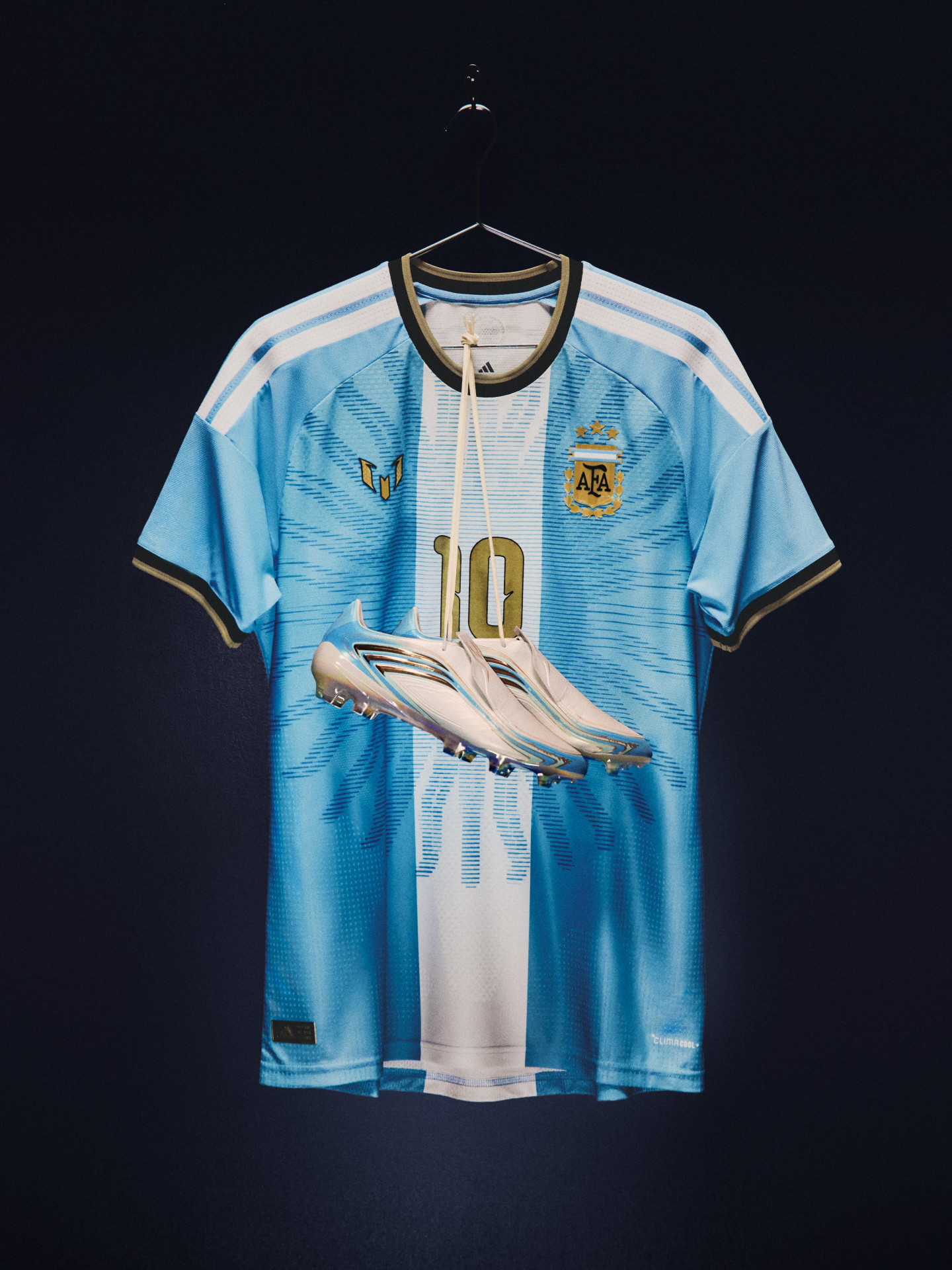 Camisa da Argentina especial para a despedida de Messi - Divulgação/Adidas