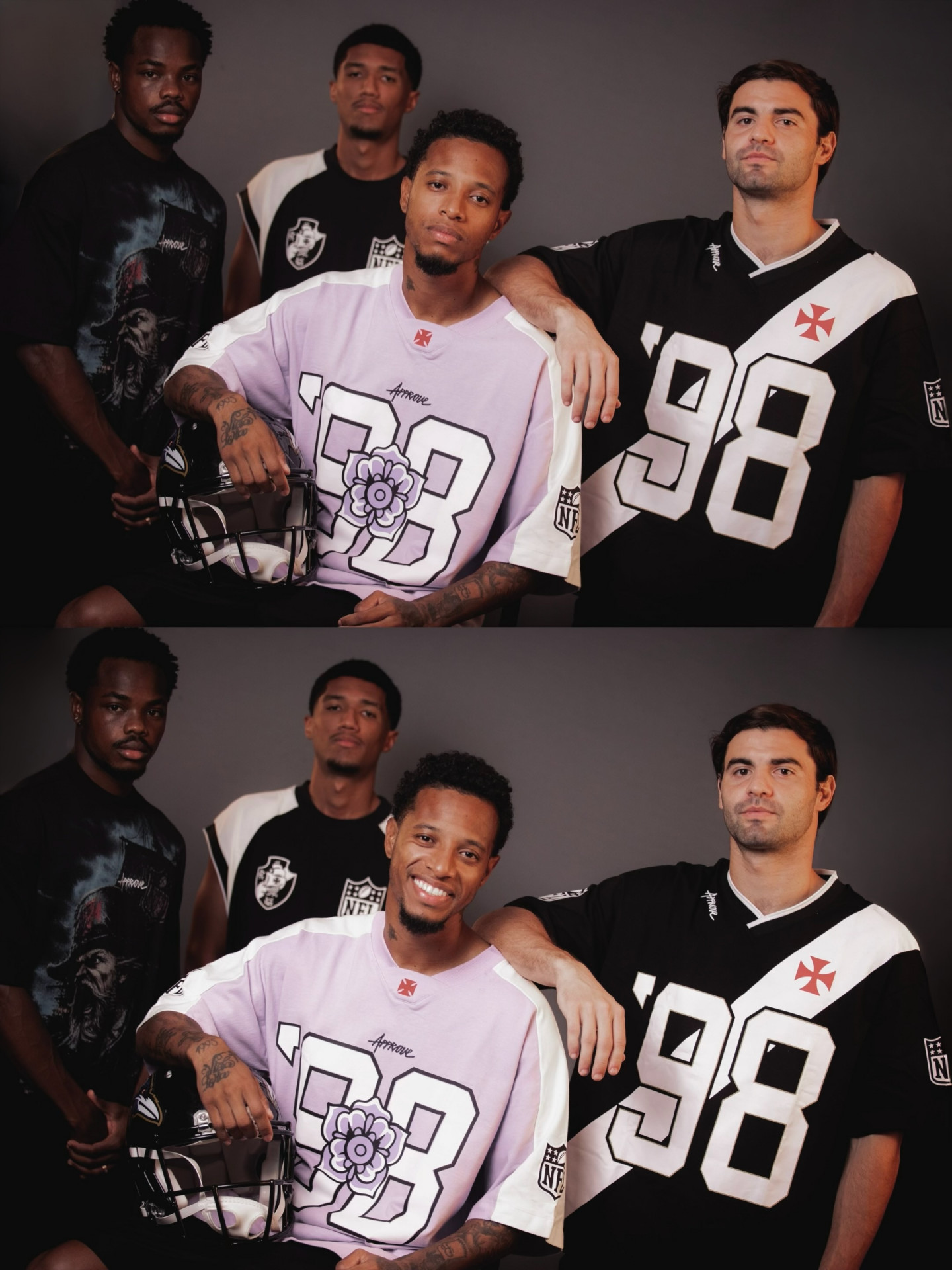 Veja fotos da collab entre Vasco, NFL e Approve - Reprodução / Instagram @vascodagama