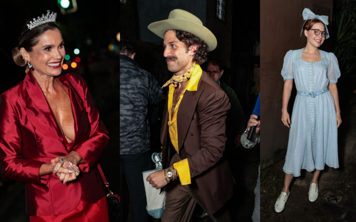 Elenco de 'Quem Ama Cuida' se reuniu em festa à fantasia, nesta sexta-feira (25), no Rio de Janeiro, para comemorar centésimo capítulo da novela - Victor Chapetta / Brazil News