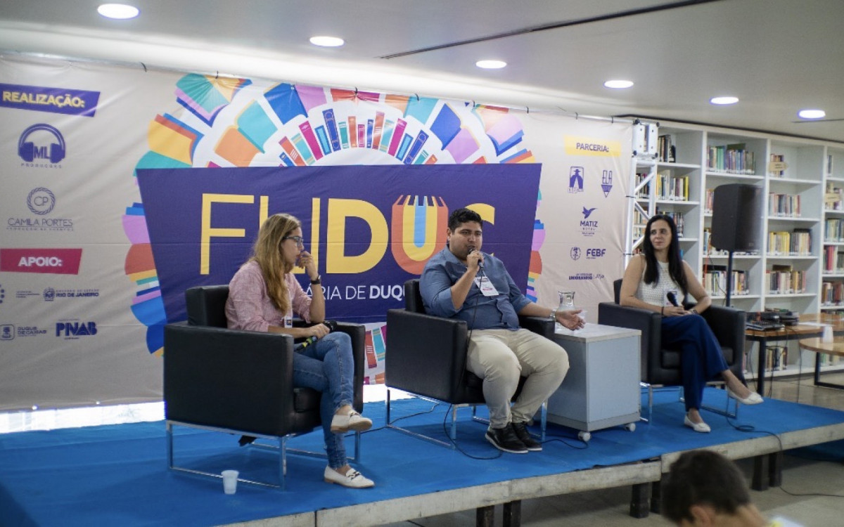 Festa Liter&aacute;ria de Caxias encerra primeira edi&ccedil;&atilde;o com Milton Cunha - Divulga&ccedil;&atilde;o/Prefeitura de Duque de Caxias