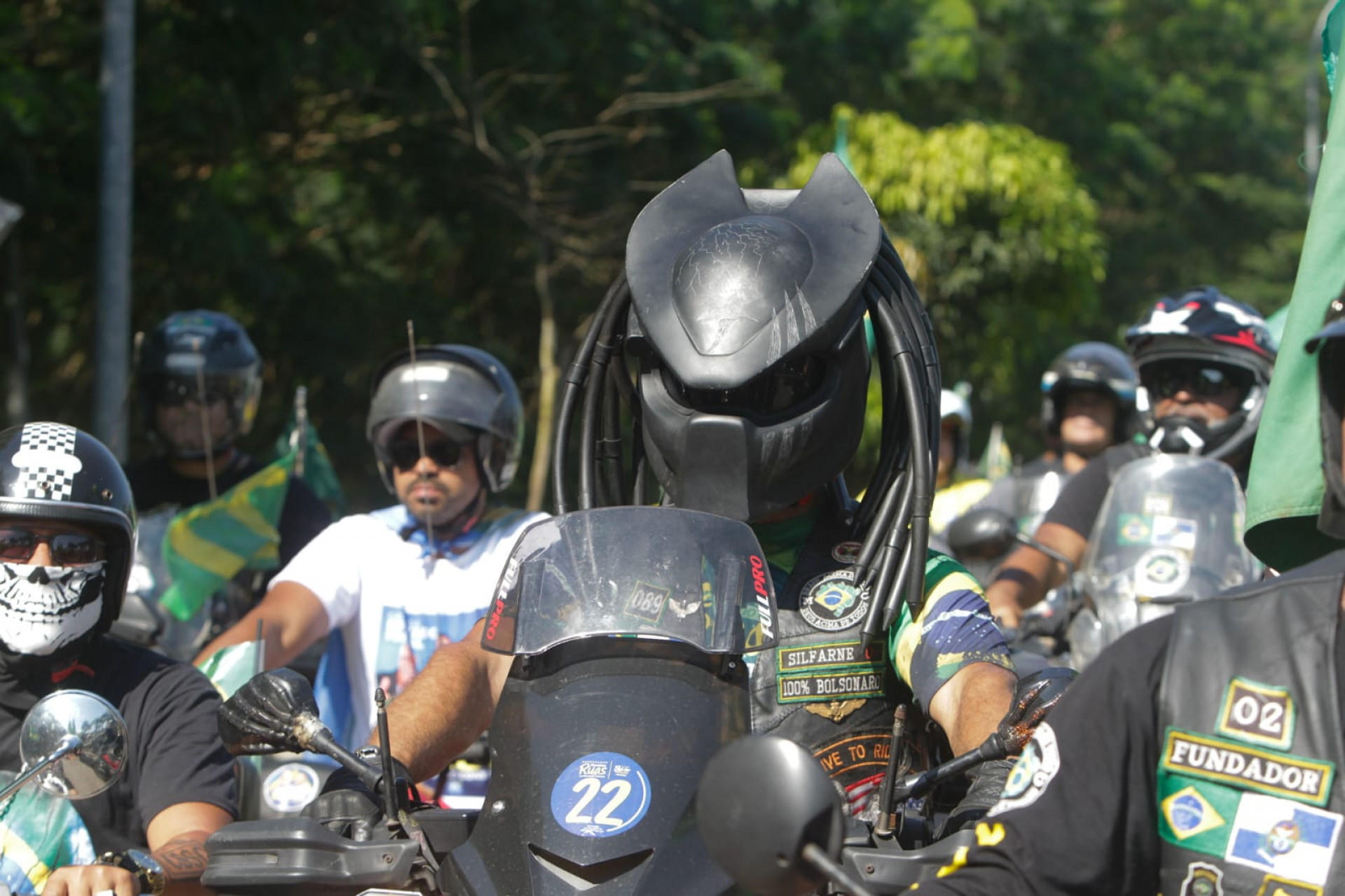Comício de Flávio Bolsonaro e Douglas Ruas reúne multidão na Zona Sudoeste do Rio - Reginaldo Pimenta / Agência O Dia