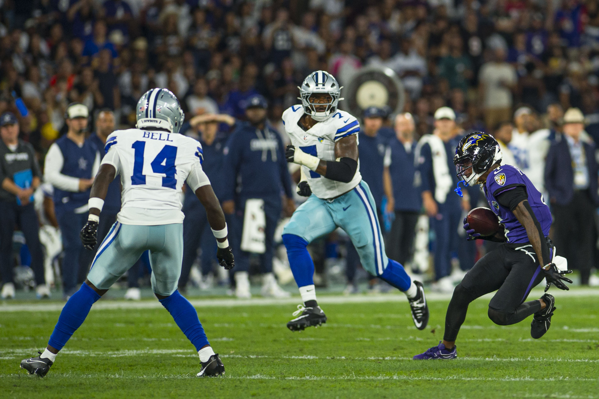 Dallas Cowboys e Baltimore Ravens se enfrentaram neste domingo (27), no Maracan&atilde;