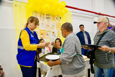 Restaurante do Povo de Nilópolis recebeu ação social nesta semana