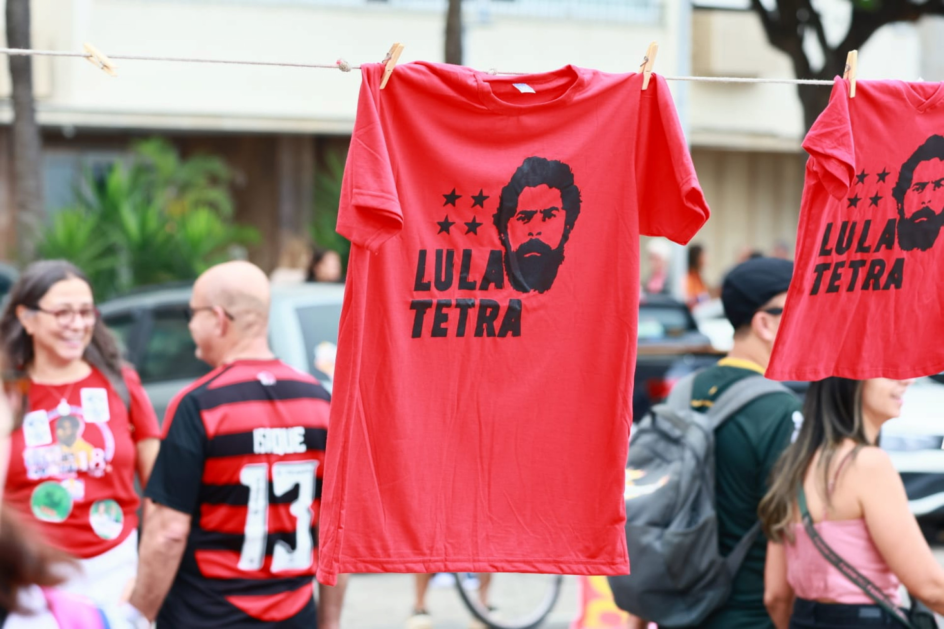 Ato em Copacabana reuniu multidão em apoio ao presidente e candidato à reeleição Lula - Neemias Gonzaga / Parceiro / Agência O Dia