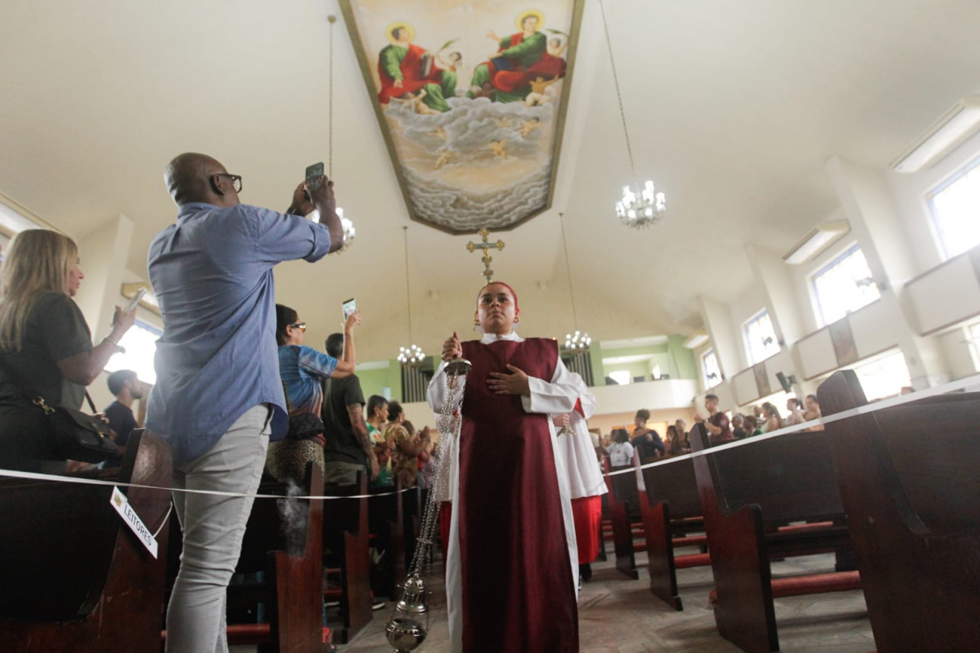 Devotos celebram São Cosme e São Damião em paróquia no Andaraí - Reginaldo Pimenta / Agência O Dia