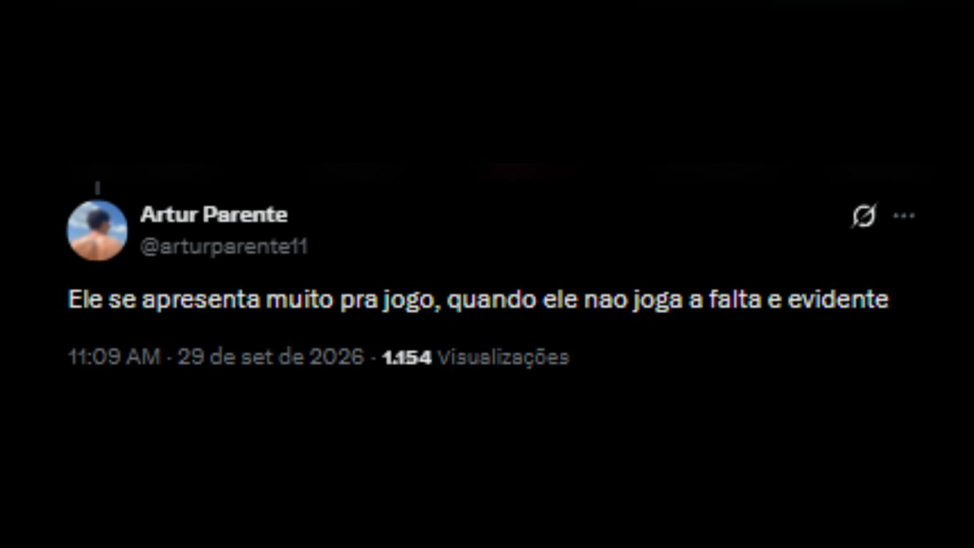 Torcedores elogiando a primeira atuação de Matheus Martinelli com a camisa do Brasil - Reprodução/X @arturparente11