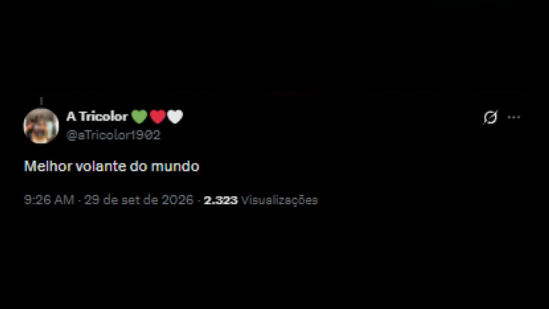 Torcedores elogiando a primeira atuação de Matheus Martinelli com a camisa do Brasil - Reprodução/X @aTricolor1902