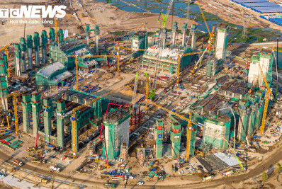Construção do maior estádio do mundo segue avançando; veja fotos