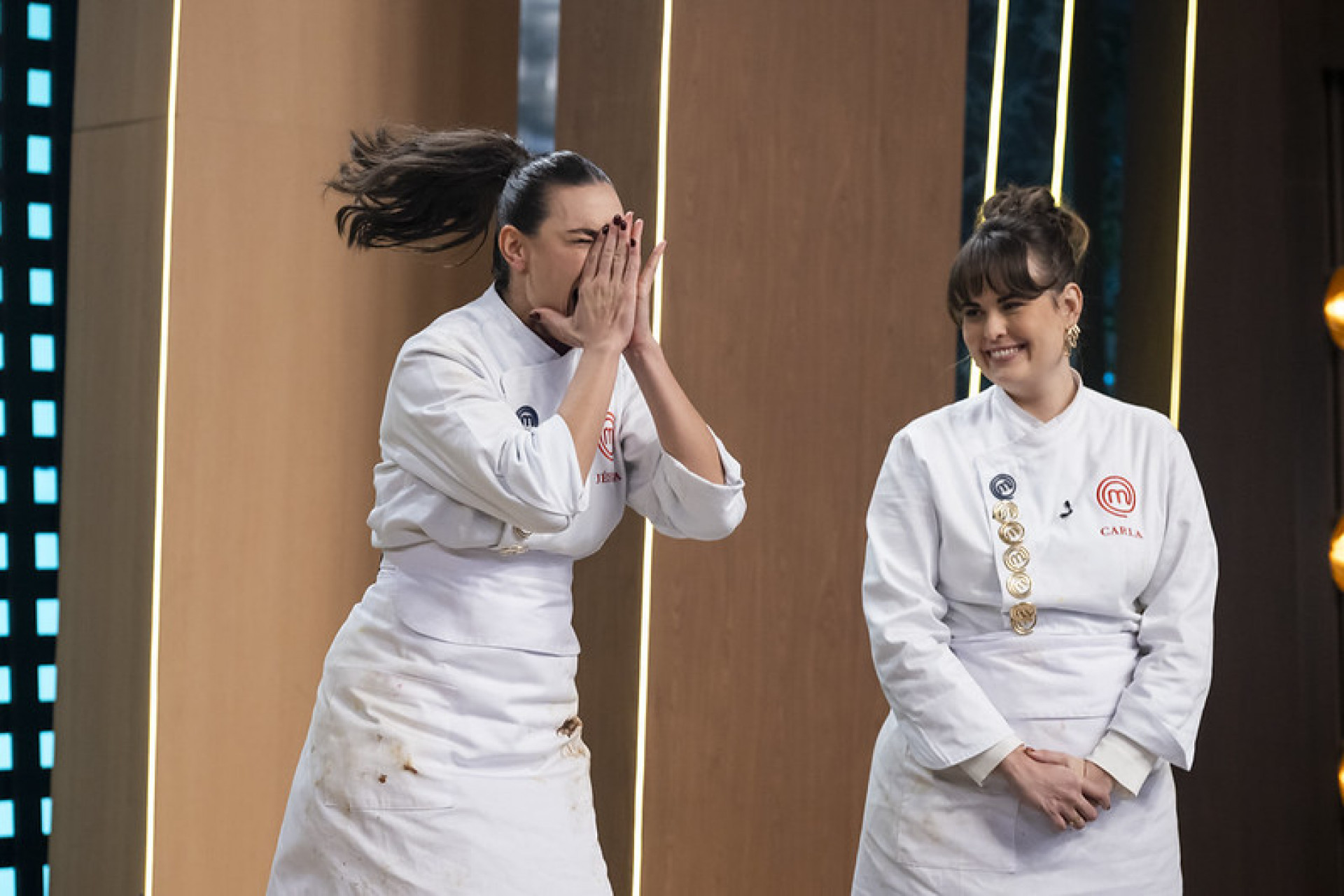 Jéssica Cechella e Carla Araújo se enfrentaram na final  - Renato Pizzutto/Band