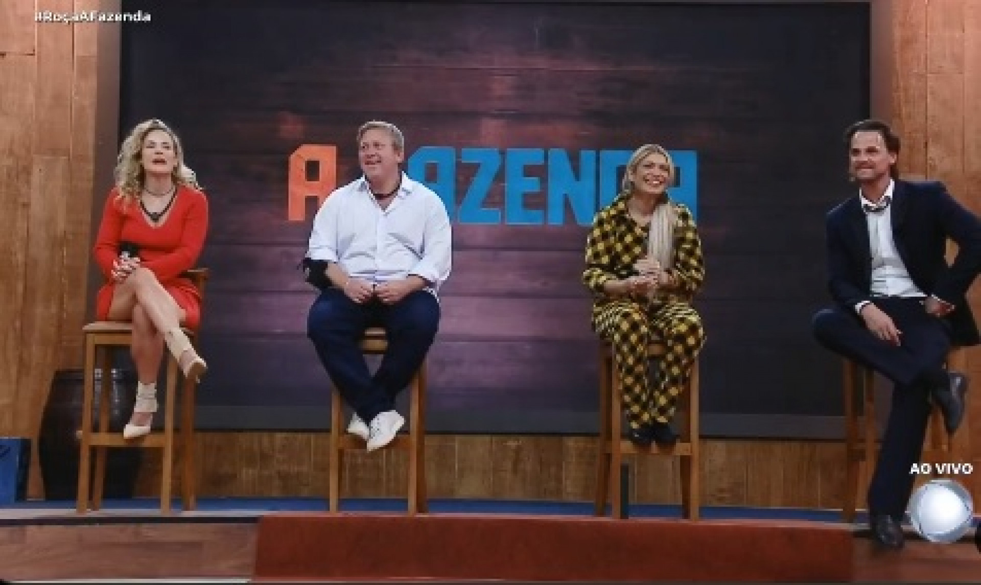 Maíra, Sérgio, Adryana e Daniel estão na segunda roça da temporada - Reprodução de vídeo 
