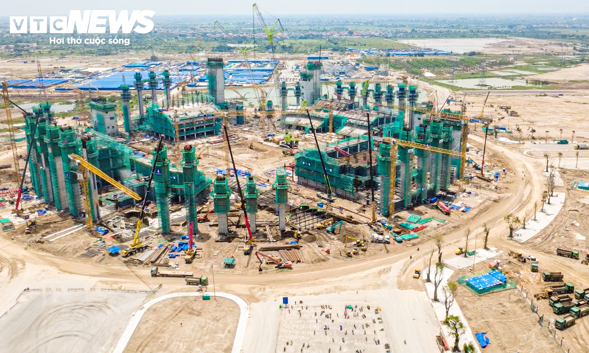 Estádio Vinfast, antigo Trong Dong promete ser o maior do mundo e tem suas contruções adiantadas - VTC News