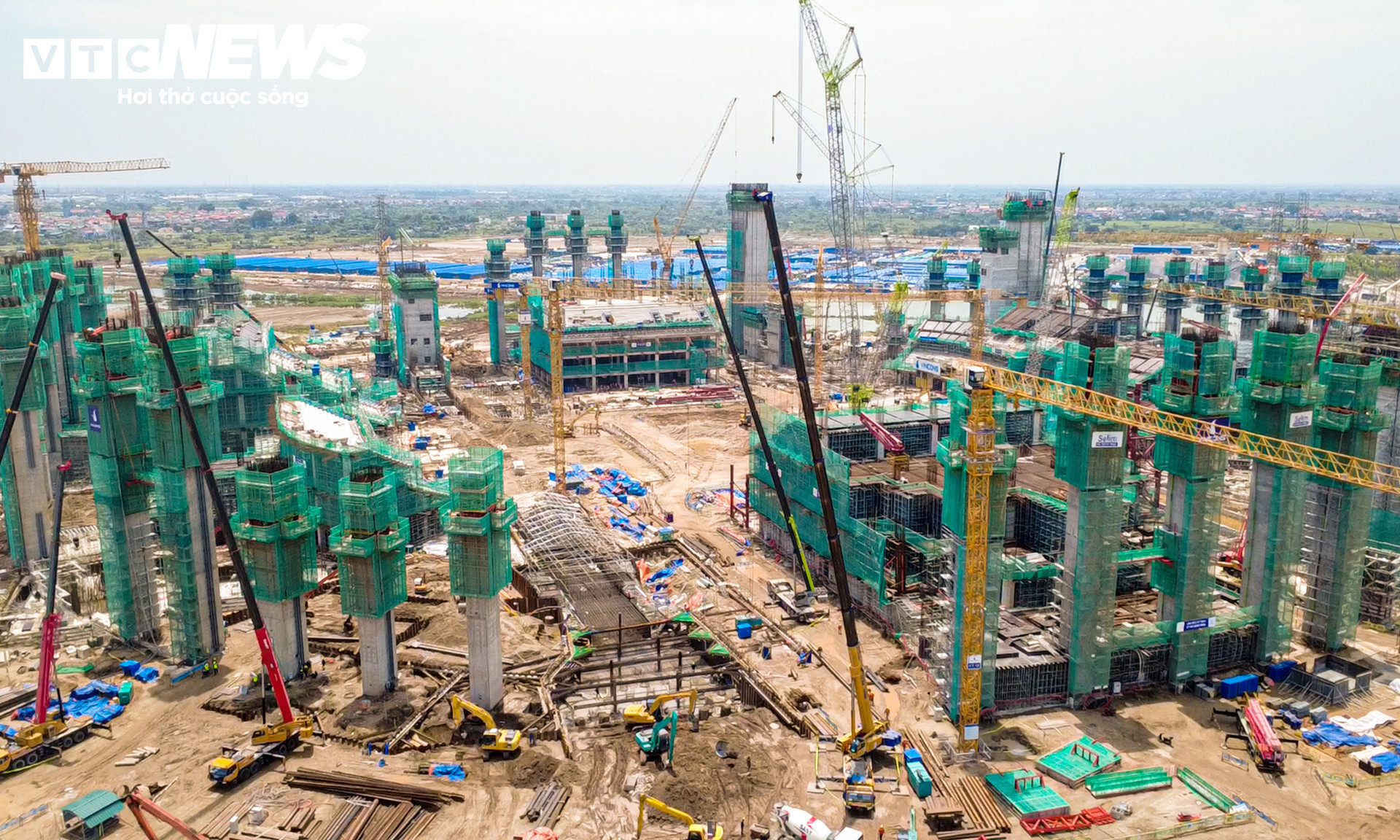 Estádio Vinfast, antigo Trong Dong promete ser o maior do mundo e tem suas contruções adiantadas - VTC News