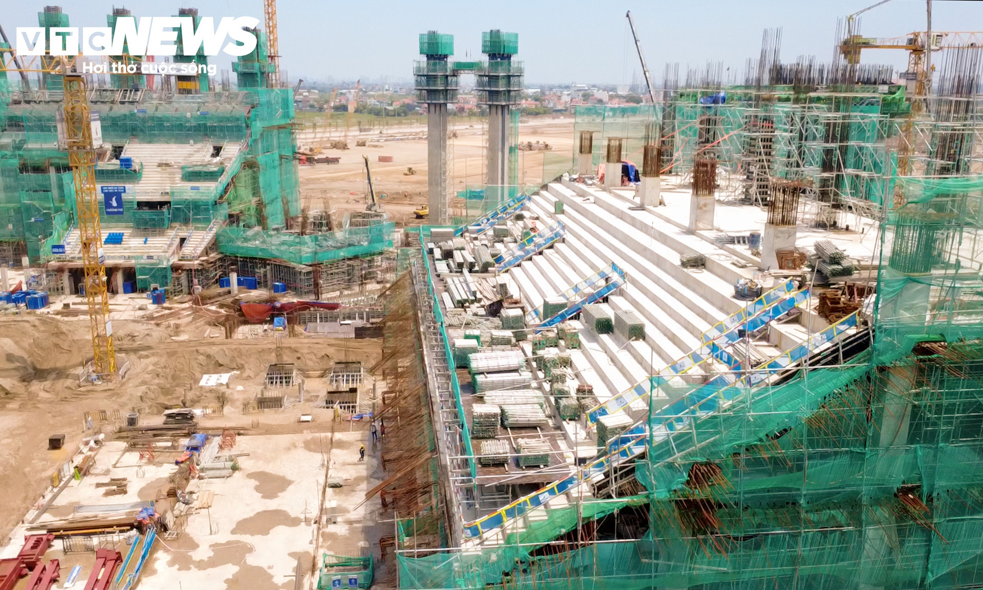 Estádio Vinfast, antigo Trong Dong promete ser o maior do mundo e tem suas contruções adiantadas - VTC News