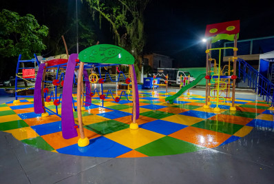 Praça em Xerém é reformada e ganha novos espaços de esporte