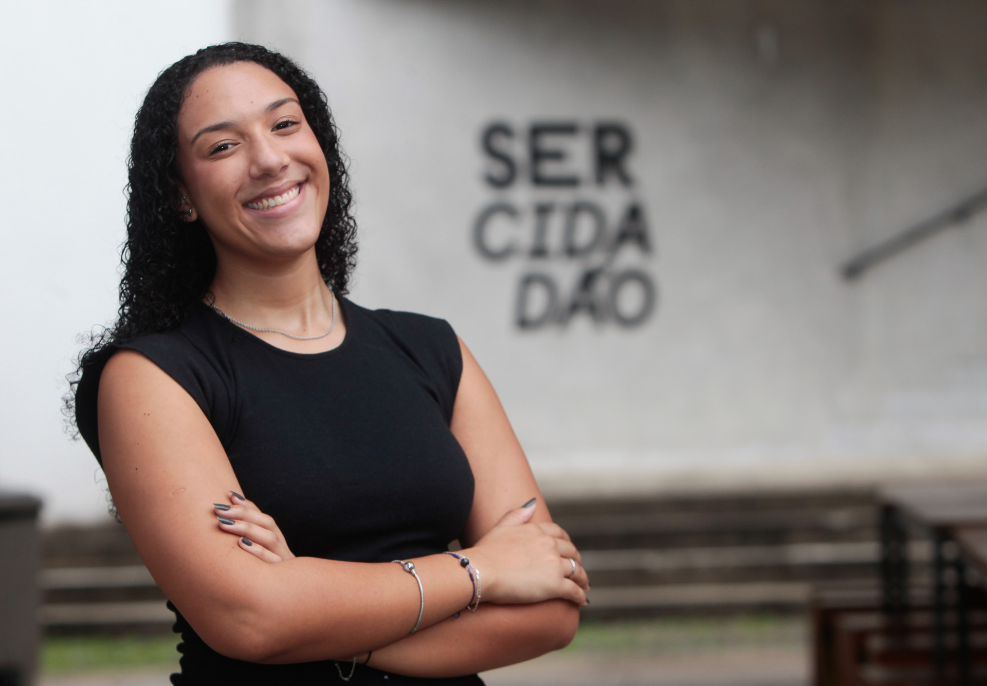 Maria Clara Dias dos Santos, 18 anos, vai votar pela primeira vez nas elei&ccedil;&otilde;es 2026 - Reginaldo Pimenta/Ag&ecirc;ncia O Dia
