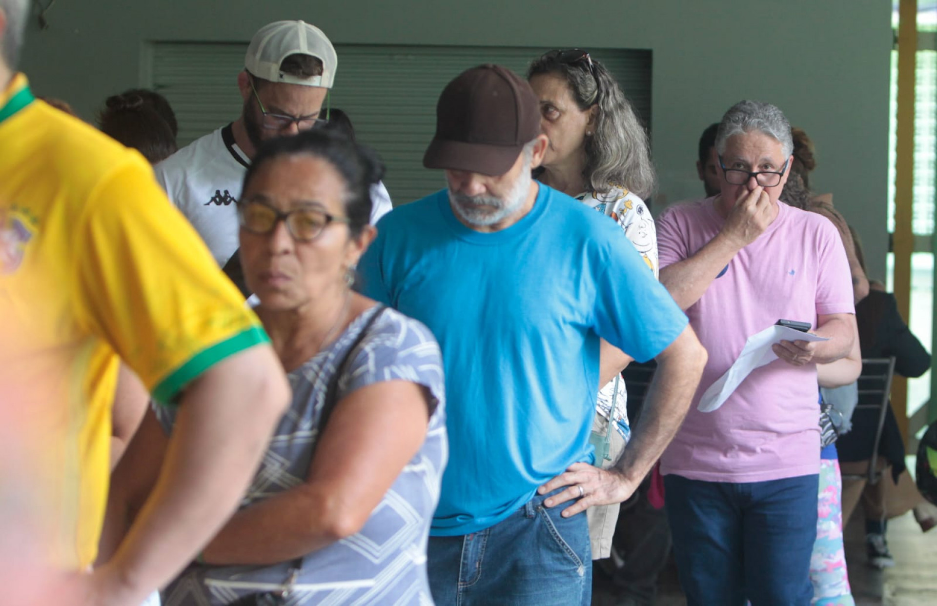 Anthony Garotinho (Republicanos) votou no Colégio Santo Antônio Maria Zaccaria, no Catete - Reginaldo Pimenta / Agência O Dia