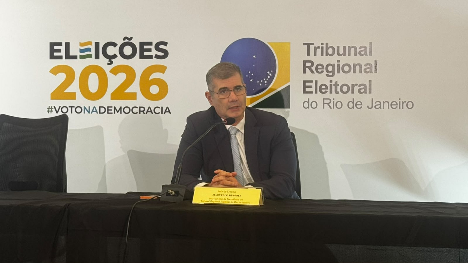 Marcello Rubioli, juiz da Fiscaliza&ccedil;&atilde;o da Propaganda Eleitoral do TRE-RJ