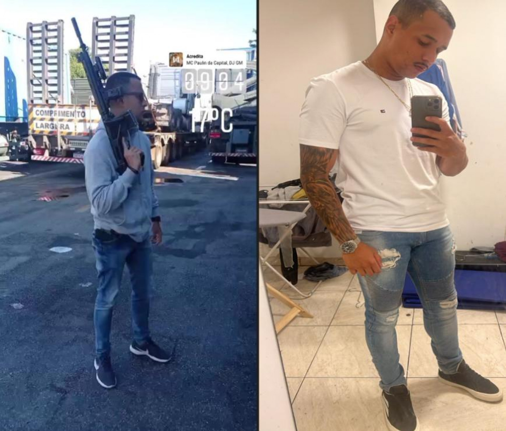 Segundo a Polícia Civil, Jhon Araújo é um dos líderes do Comando Vermelho na Cesar Maia - Reprodução