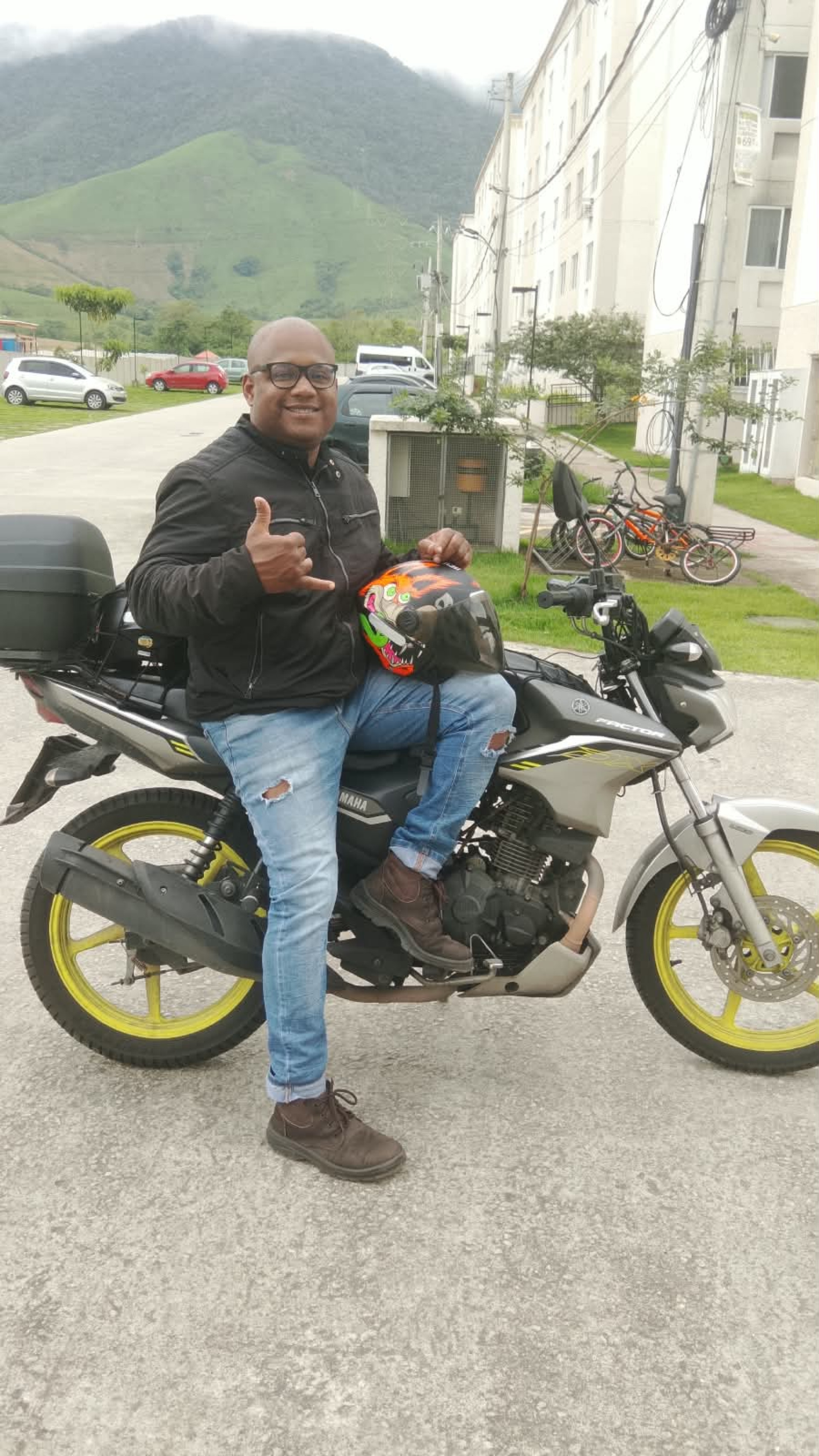 Motoboy M&aacute;rcio de Deus Nascimento, de 37 anos - Arquivo pessoal