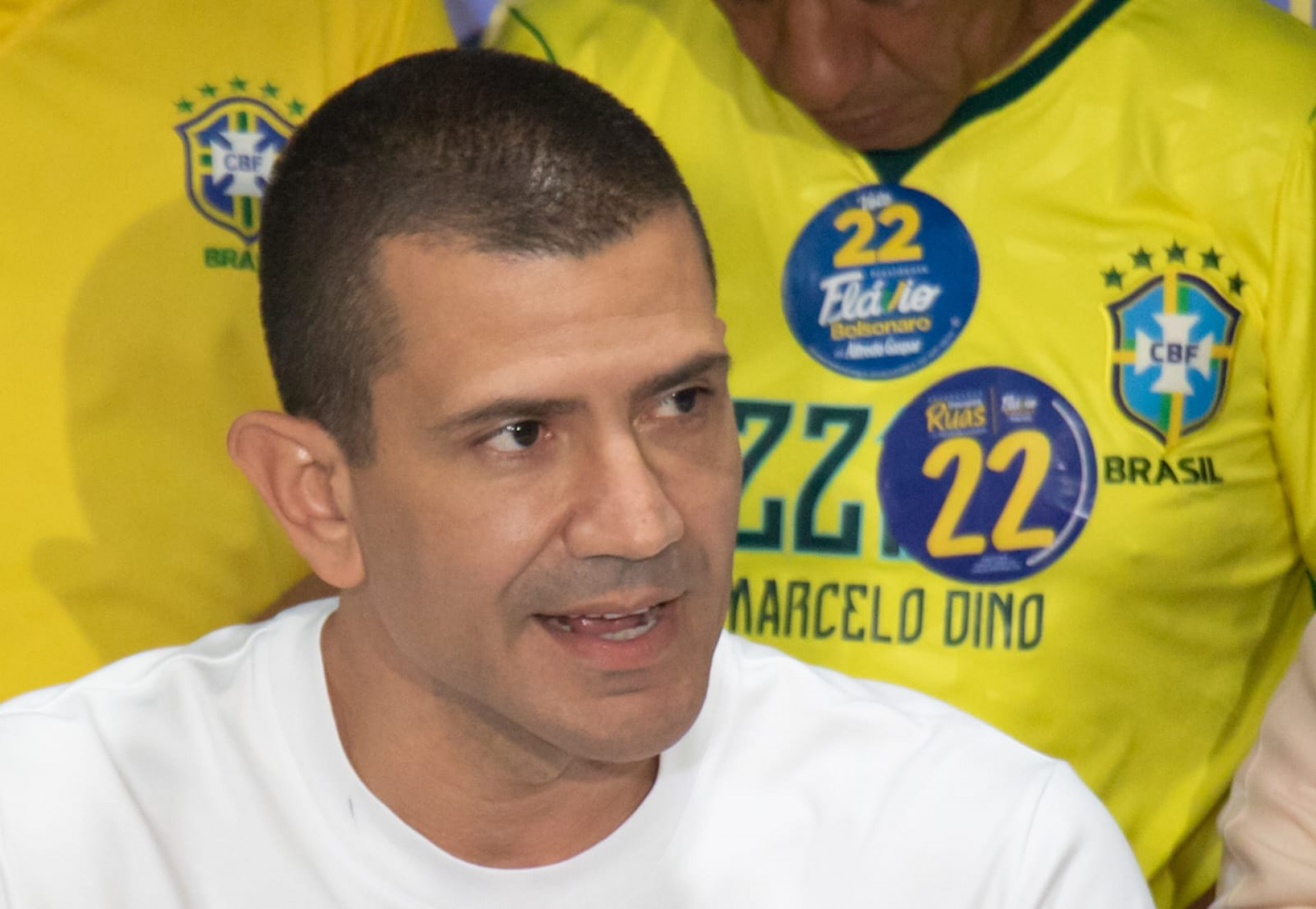 Douglas Ruas (PL) faz pronunciamento após decisão do TSE anular candidatura de Garotinho - Leonardo Brito/Agência O Dia