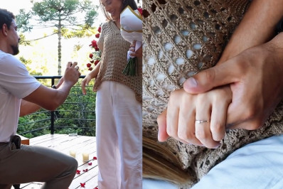 Ex-BBB Renata Saldanha é pedida em casamento por Maike Allan