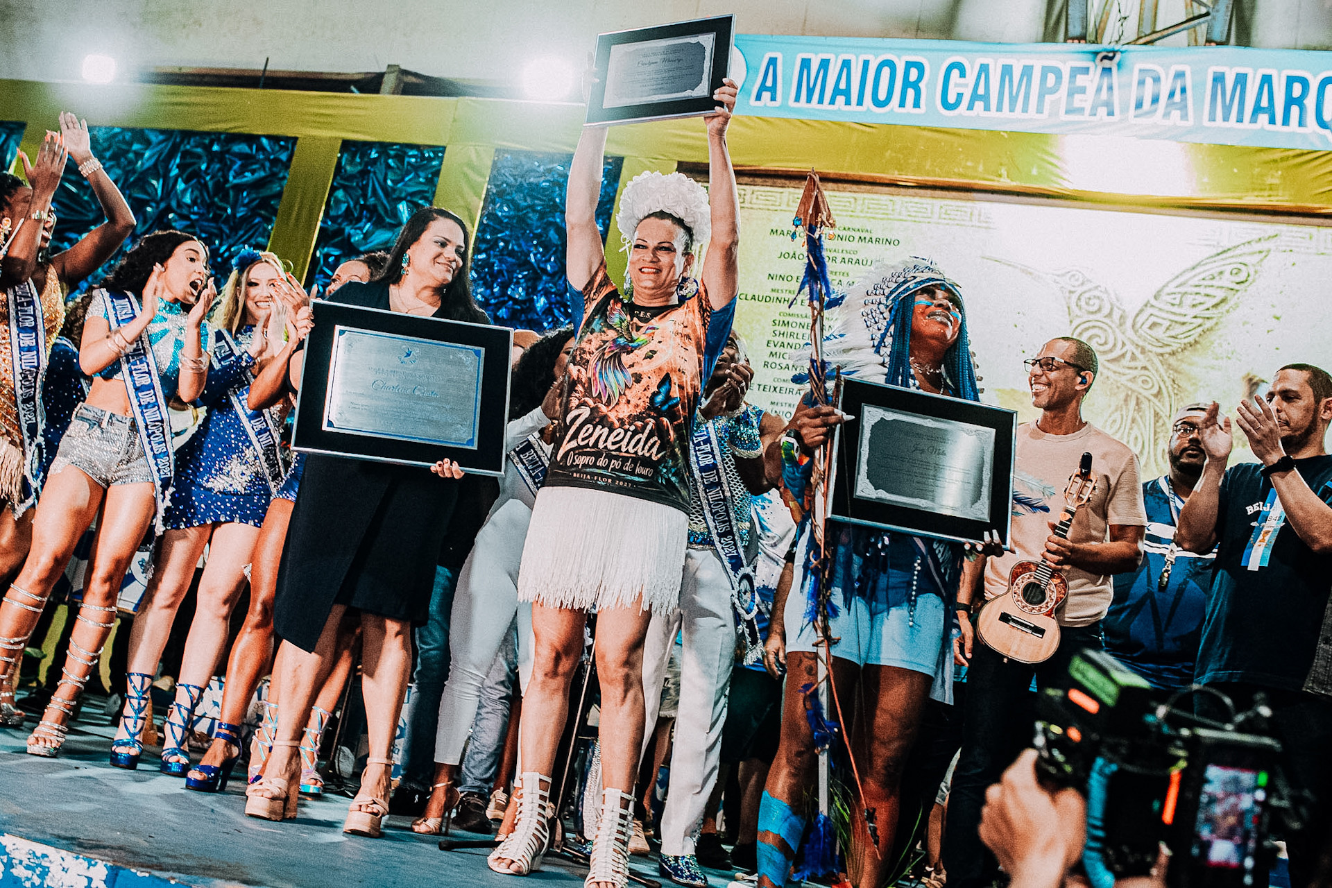 A Beija-Flor anunciou que, para o Rio Carnaval 2027, trará time de musas e um muso - AmiChavy / Beija-Flor