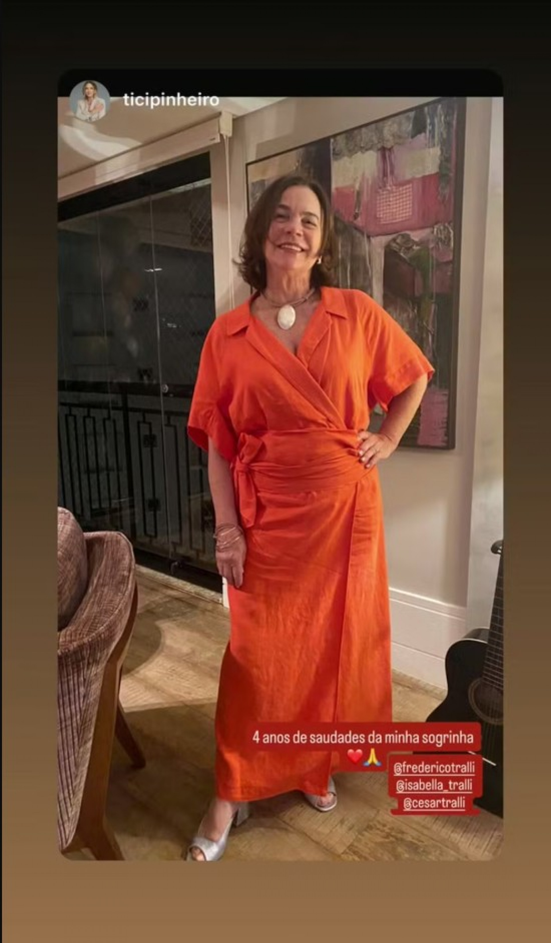 Ticiane homenageia a sogra, que morreu em acidente aéreo - Reprodução/Instagram
