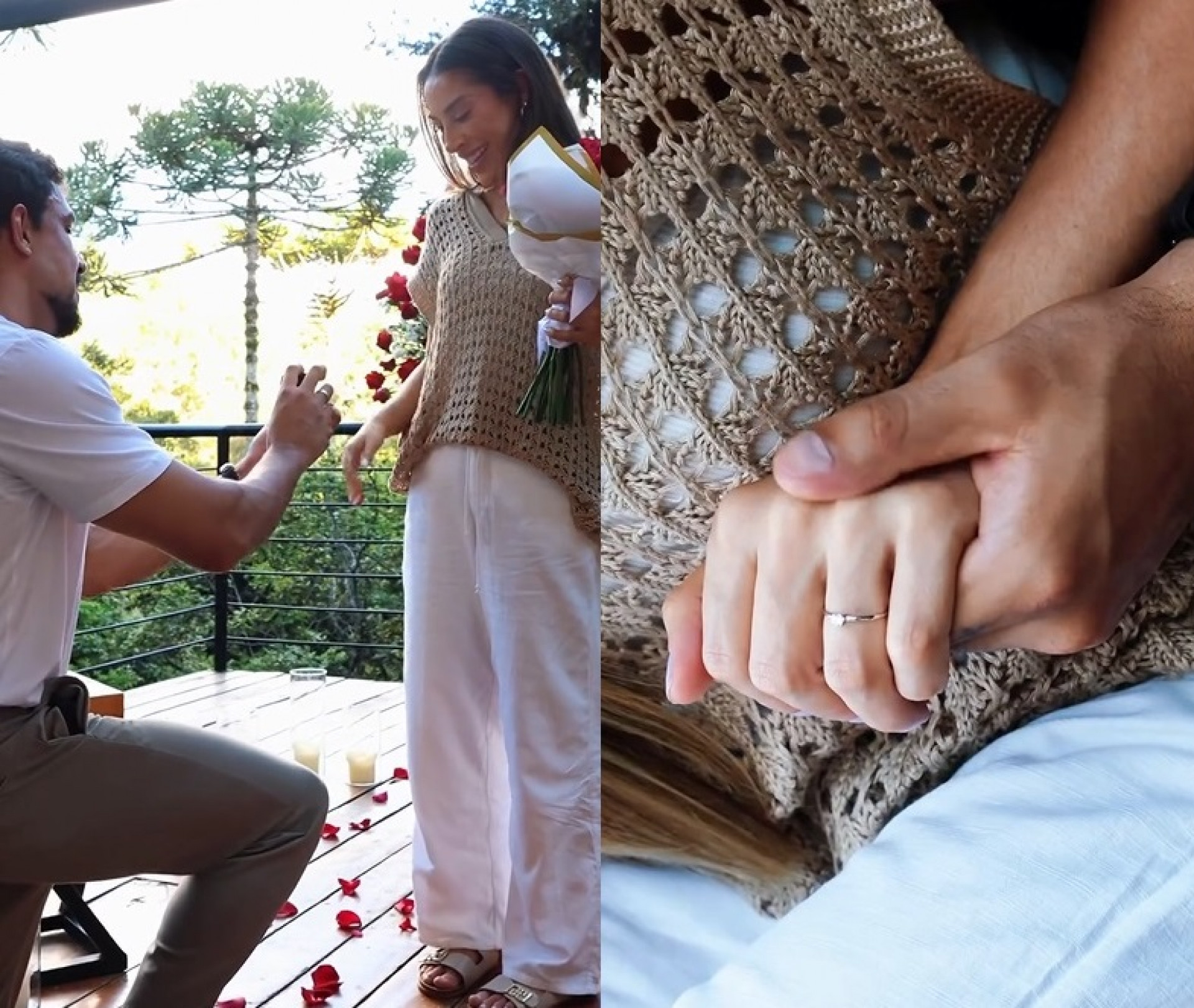 Maike Allan pediu Renata Saldanha em casamento  - Reprodução/Instagram 