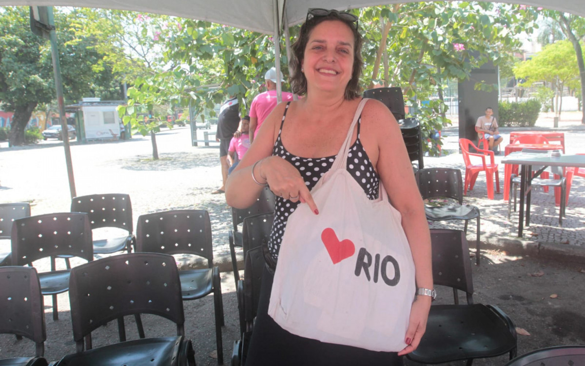 Alessandra Santiago elogiou a estrutura do evento