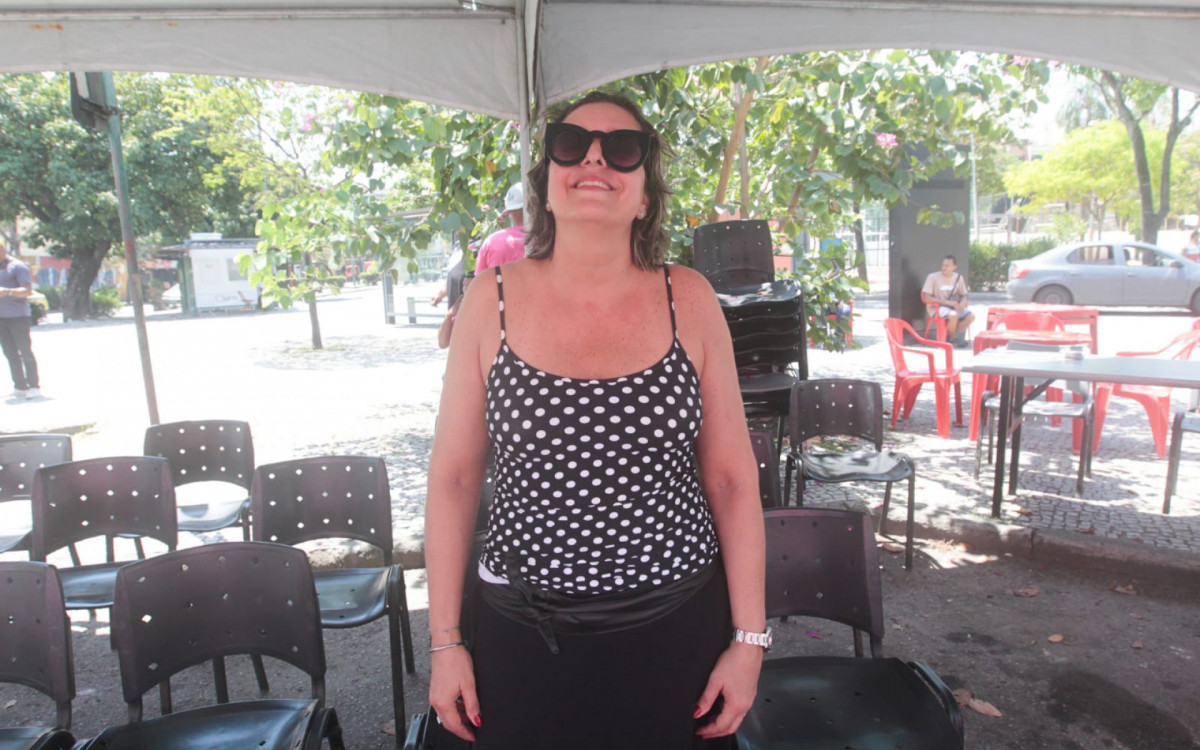 Alessandra Santiago elogiou a estrutura do evento