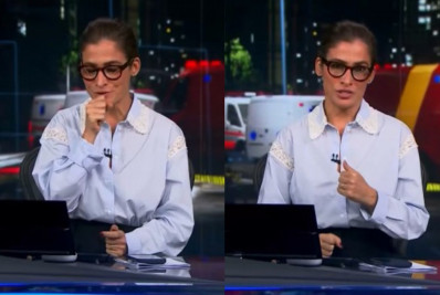Renata Vasconcellos tem crise de tosse ao vivo no 'Jornal Nacional'