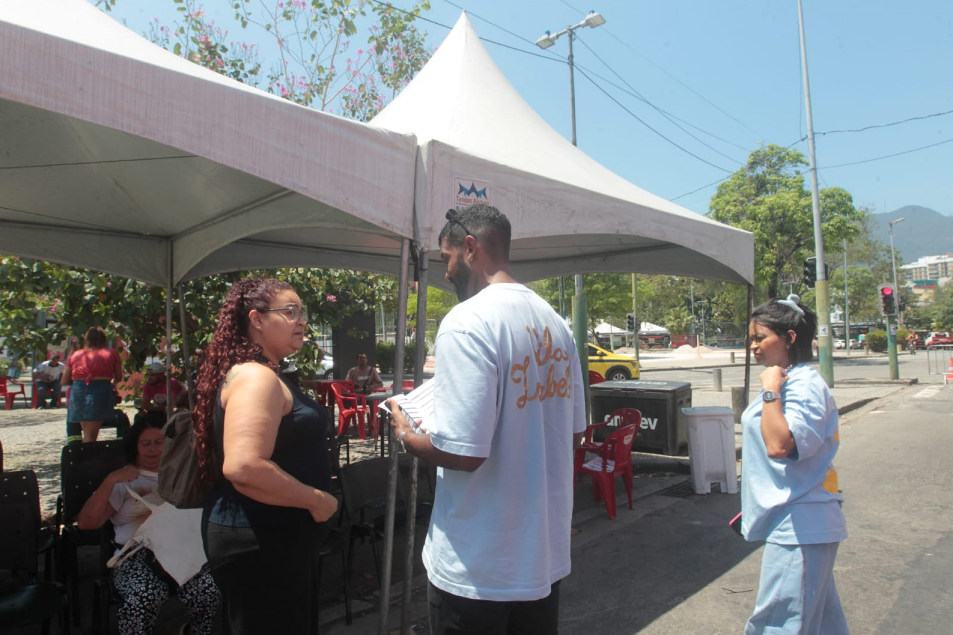 Mamógrafo móvel ficou parado na Praça Barão de Drumond, em Vila Isabel - Reginaldo Pimenta / Agência O Dia