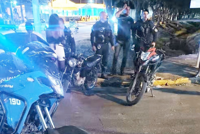 Operação Roda Presa apreende motos e drogas em Itaperuna