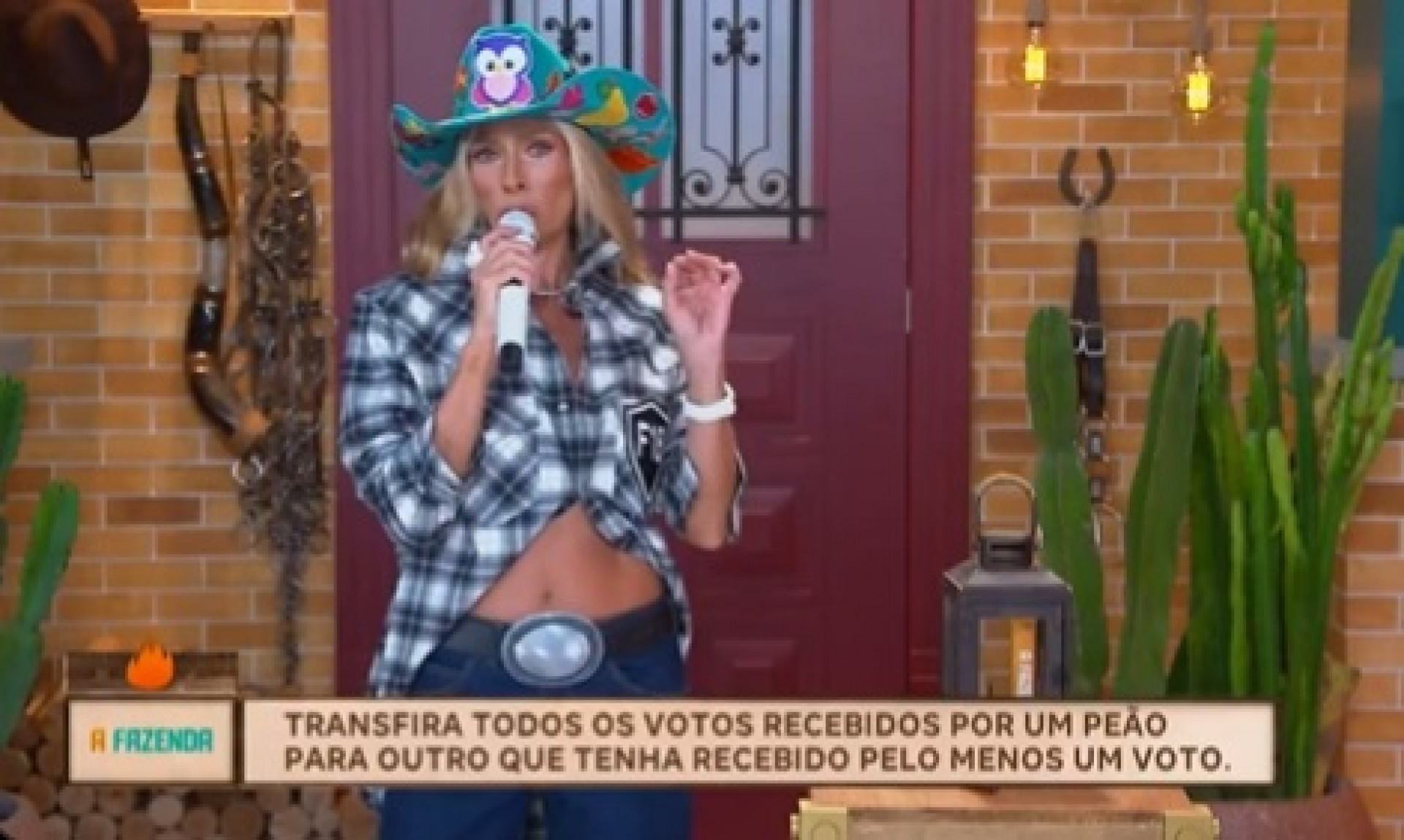 Adriane Galisteu revelou o poder da Chama Vermelha escolhido pelo público  - Reprodução de vídeo