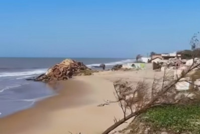 Governo de SJ Barra corre contra relógio para conter erosão