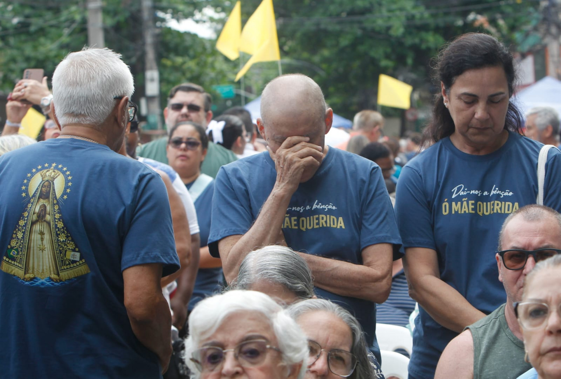 Milhares de fiéis se reuniram na Igreja Matriz de Nossa Senhora da Conceição Aparecida - Reginaldo Pimenta / Agência O Dia