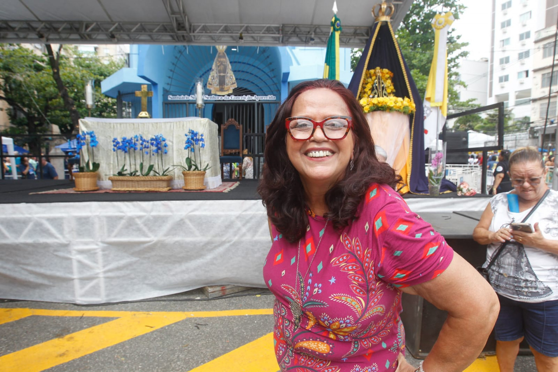 Gilcélia Ferreira pediu um Brasil melhor para as novas gerações - Reginaldo Pimenta / Agência O Dia