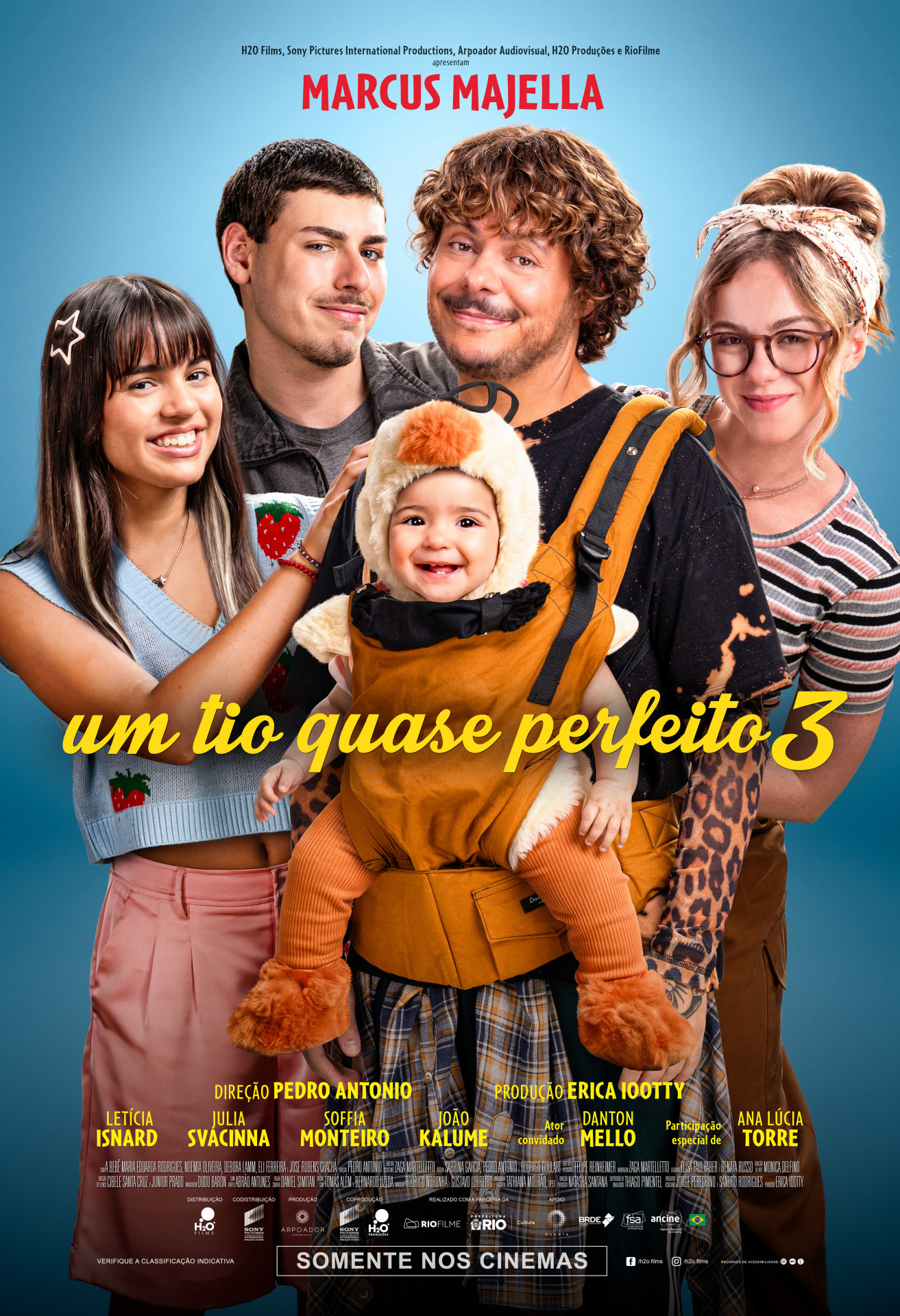 Cartaz oficial do filme 'Um Tio Quase Perfeito 3' - Divulgação