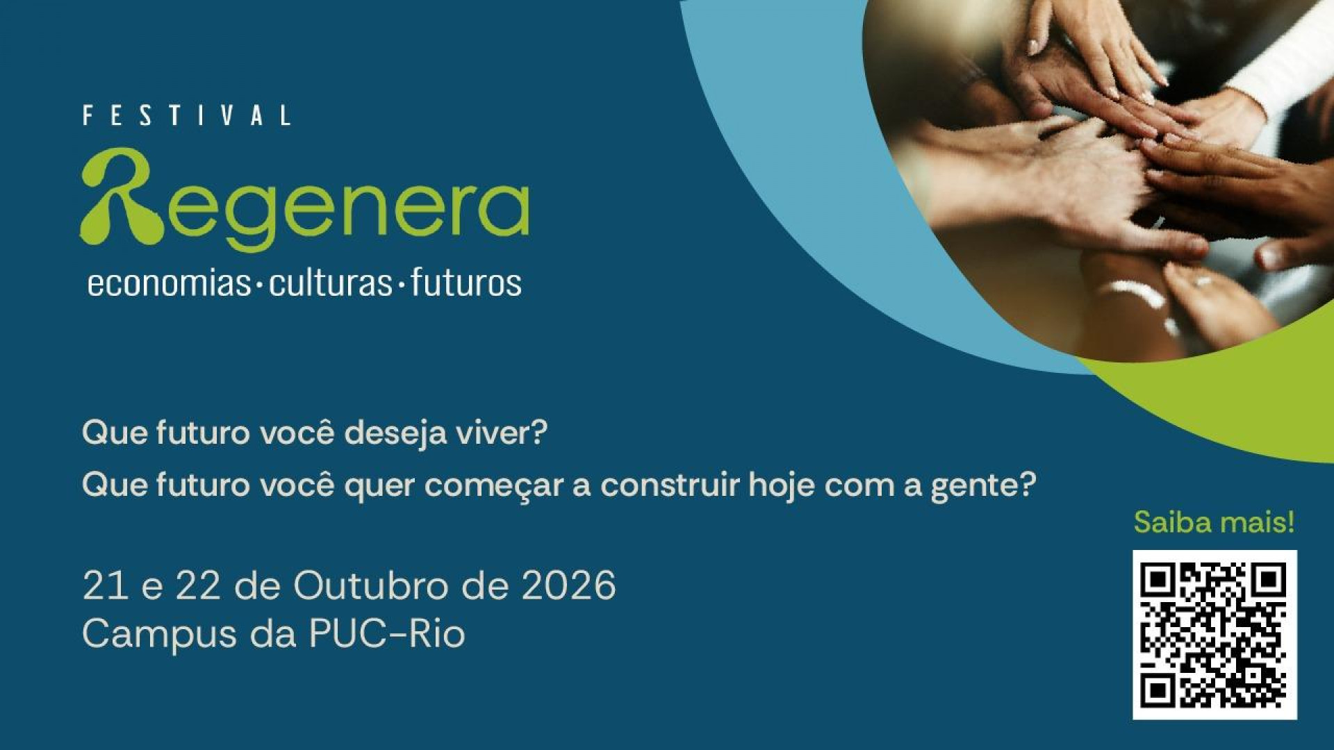 Festival Regenera promove debates e feiras gratuitas na Gávea