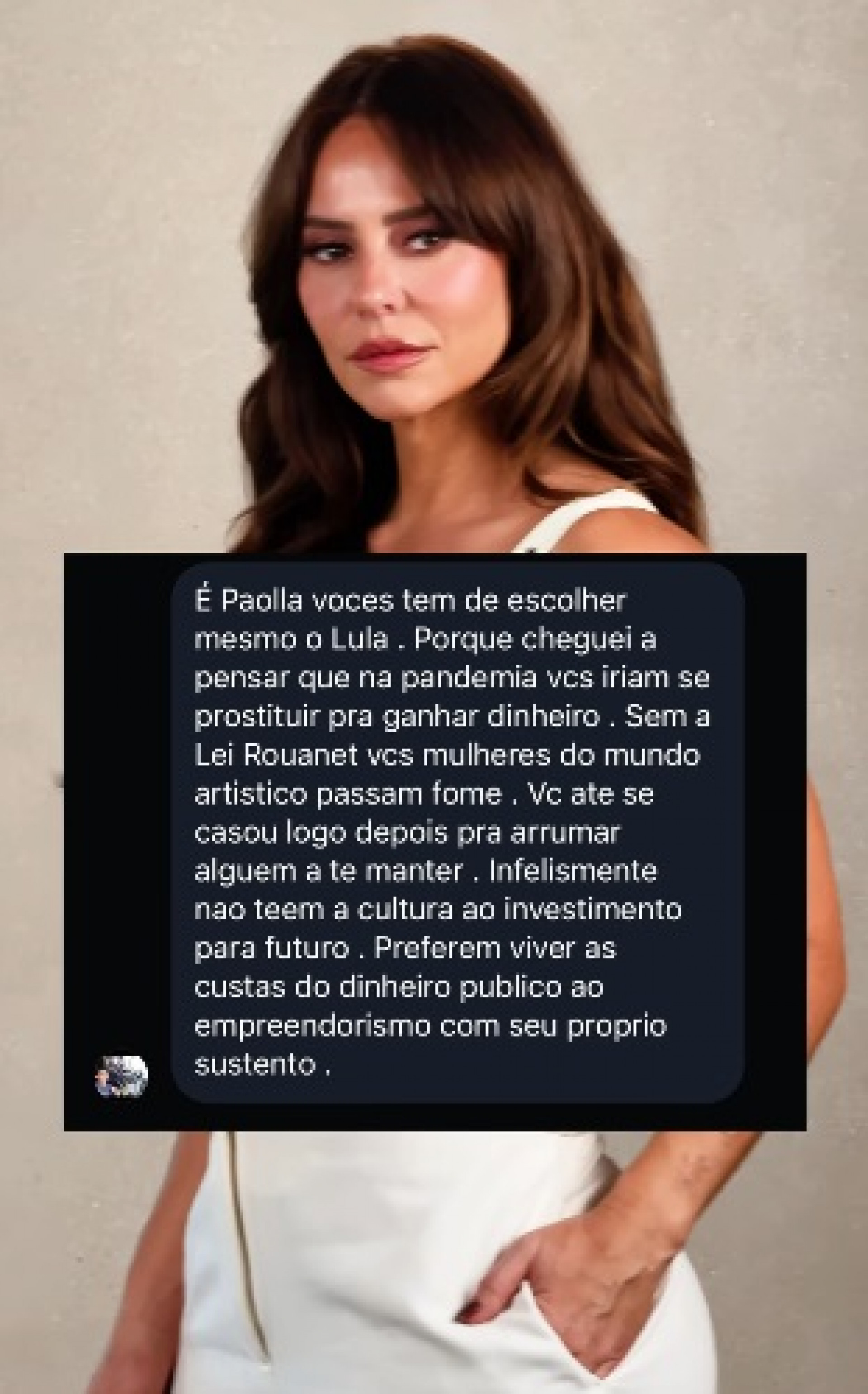 Paolla Oliveira expõe ataques machistas nas redes sociais - Reprodução/Instagram