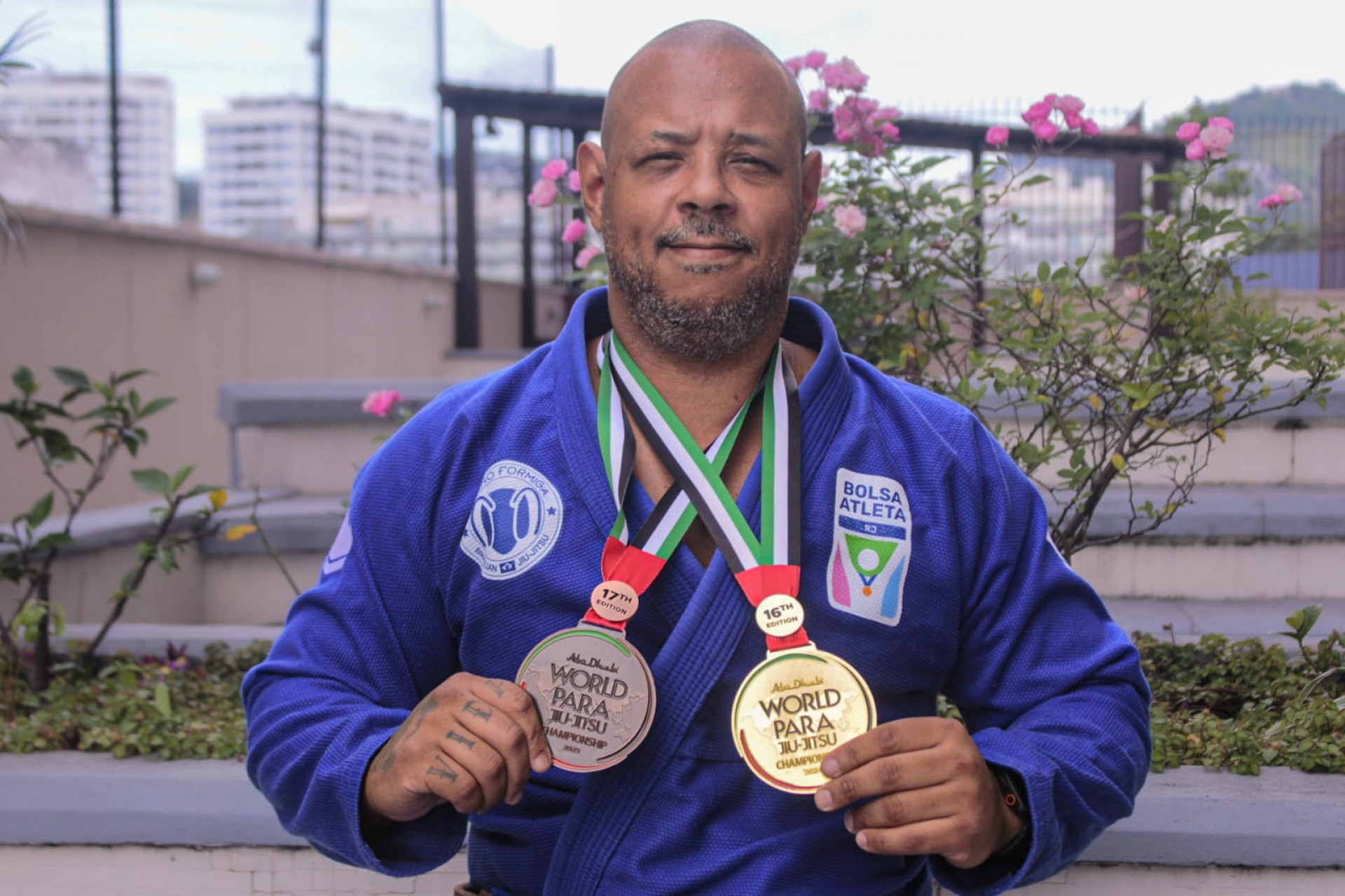 Leonardo pratica jiu-jitsu desde 2018 - Carlos Elias Júnior / Agência O Dia