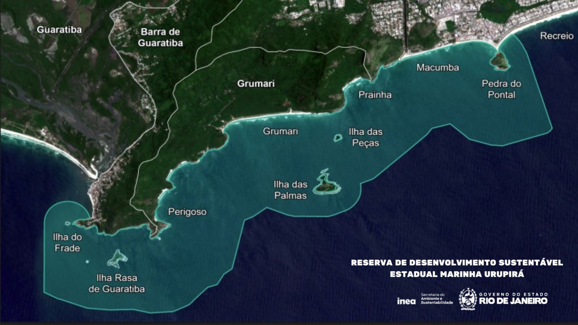 Reserva marinha protege a biodiversidade na Zona Oeste - Divulgação/ SEMA