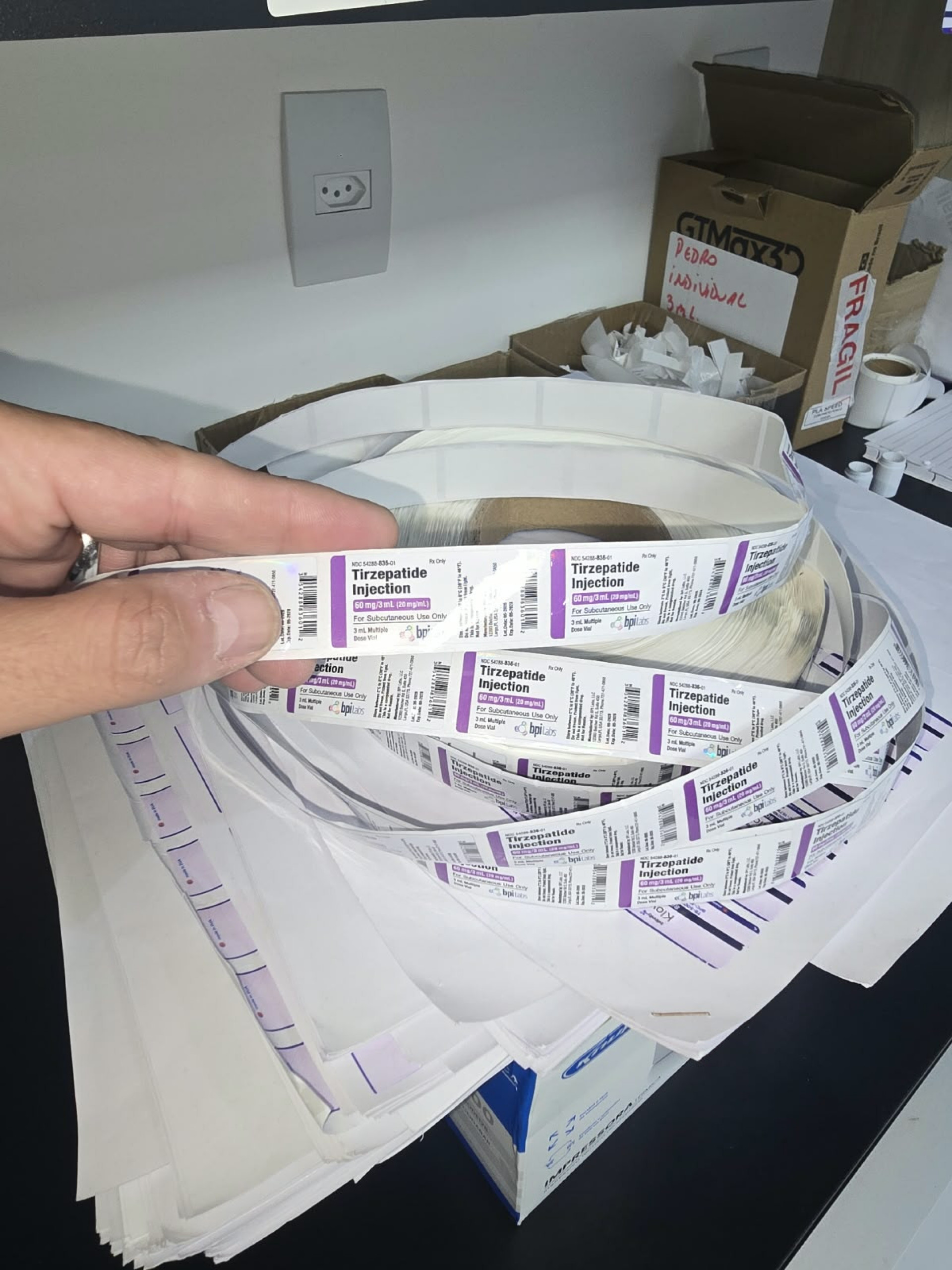 Material apreendido passará por perícia - Divulgação / PCERJ
