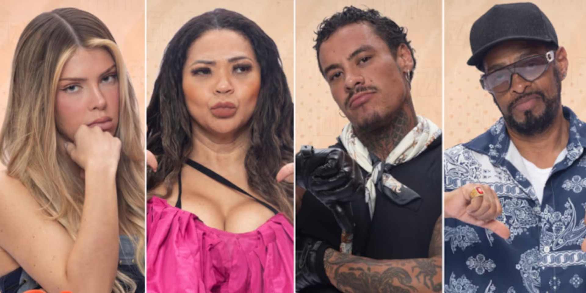 Ana Bruna, Darlin, Murilo e Thaíde estão na baia  - Antonio Chahestian/RECORD