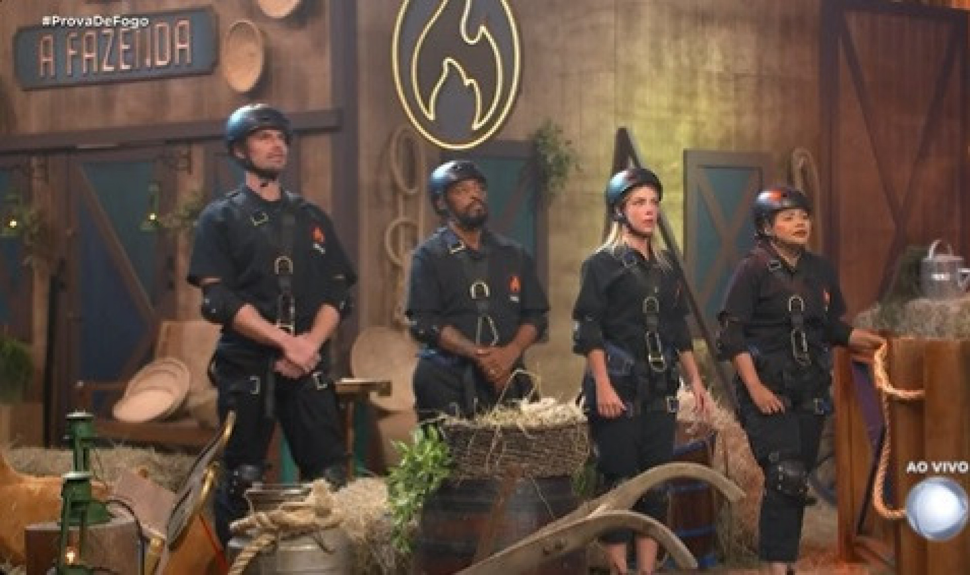 Peões disputaram a Prova de Fogo de 'A Fazenda 18' - Reprodução de vídeo