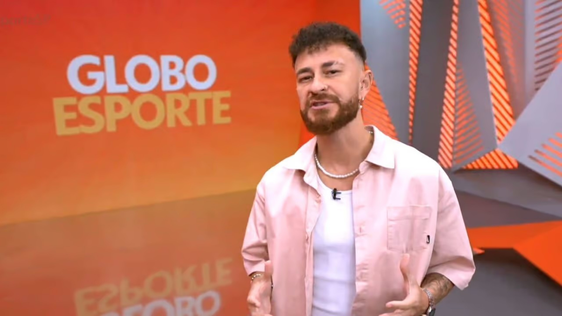 Fred Bruno apresenta o 'Globo Esporte SP' - Reprodução/TV Globo
