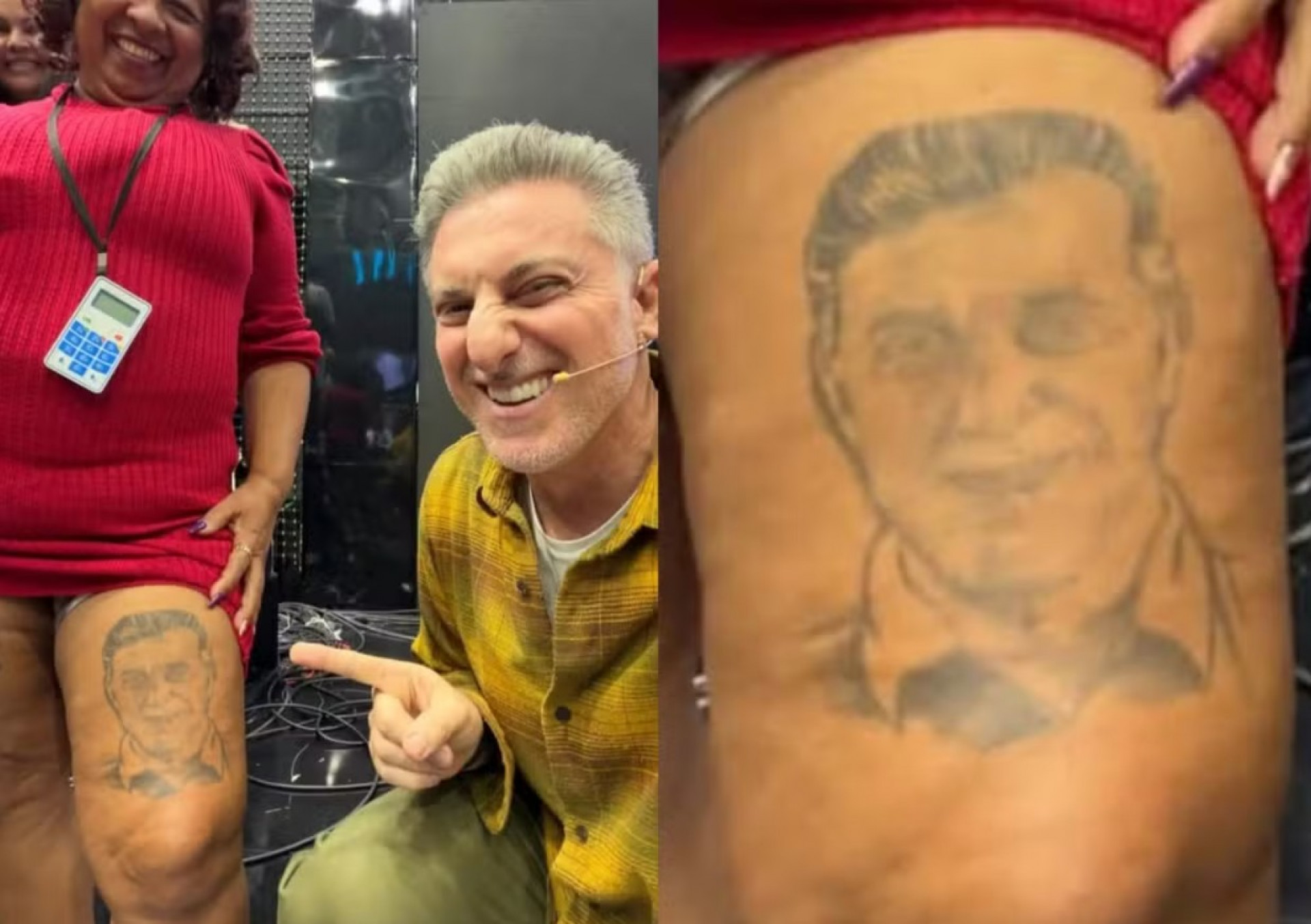Luciano Huck surpreende ao mostrar tatuagens feitas por fãs