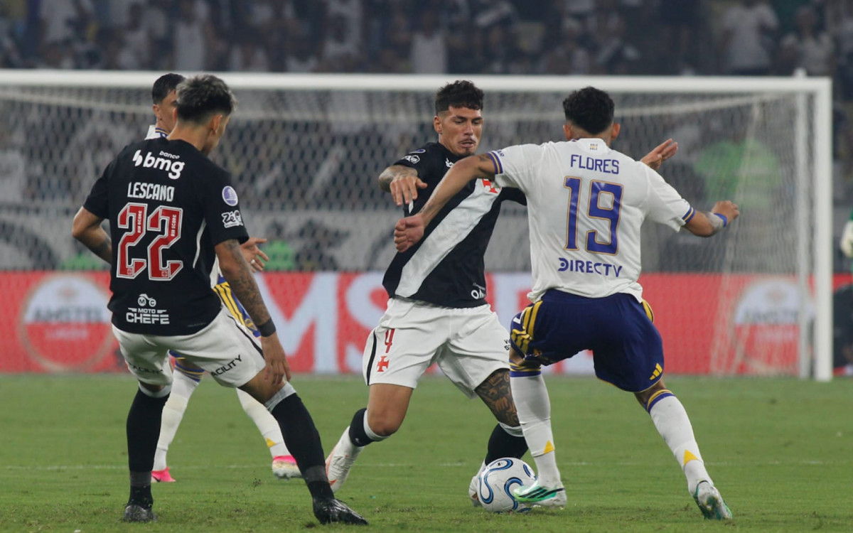 Vasco enfrentou o Boca Juniors no Maracan&atilde;