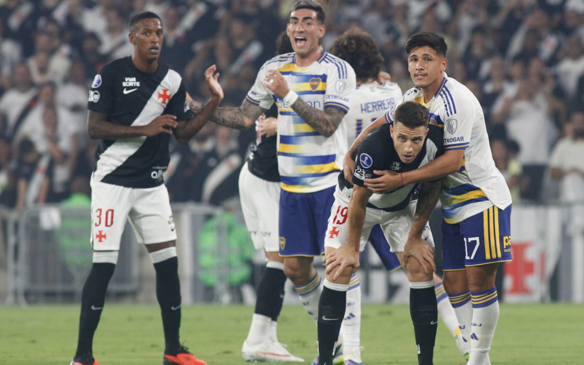 Vasco enfrentou o Boca Juniors no Maracan&atilde;