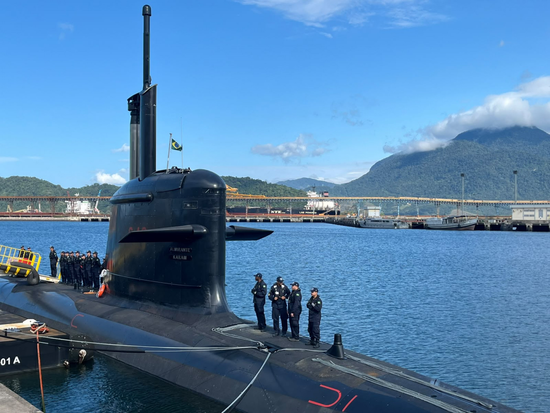 Quarto submarino da Classe Riachuelo avança nos testes para entrega prevista em 2027 - Rodrigo T Ribeiro / Agência O DIA